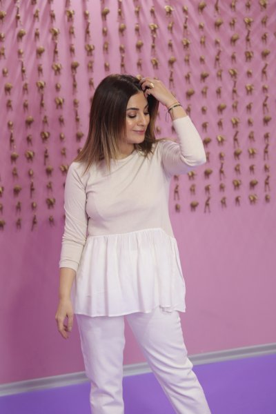 Altı Piliseli Penye Bluz