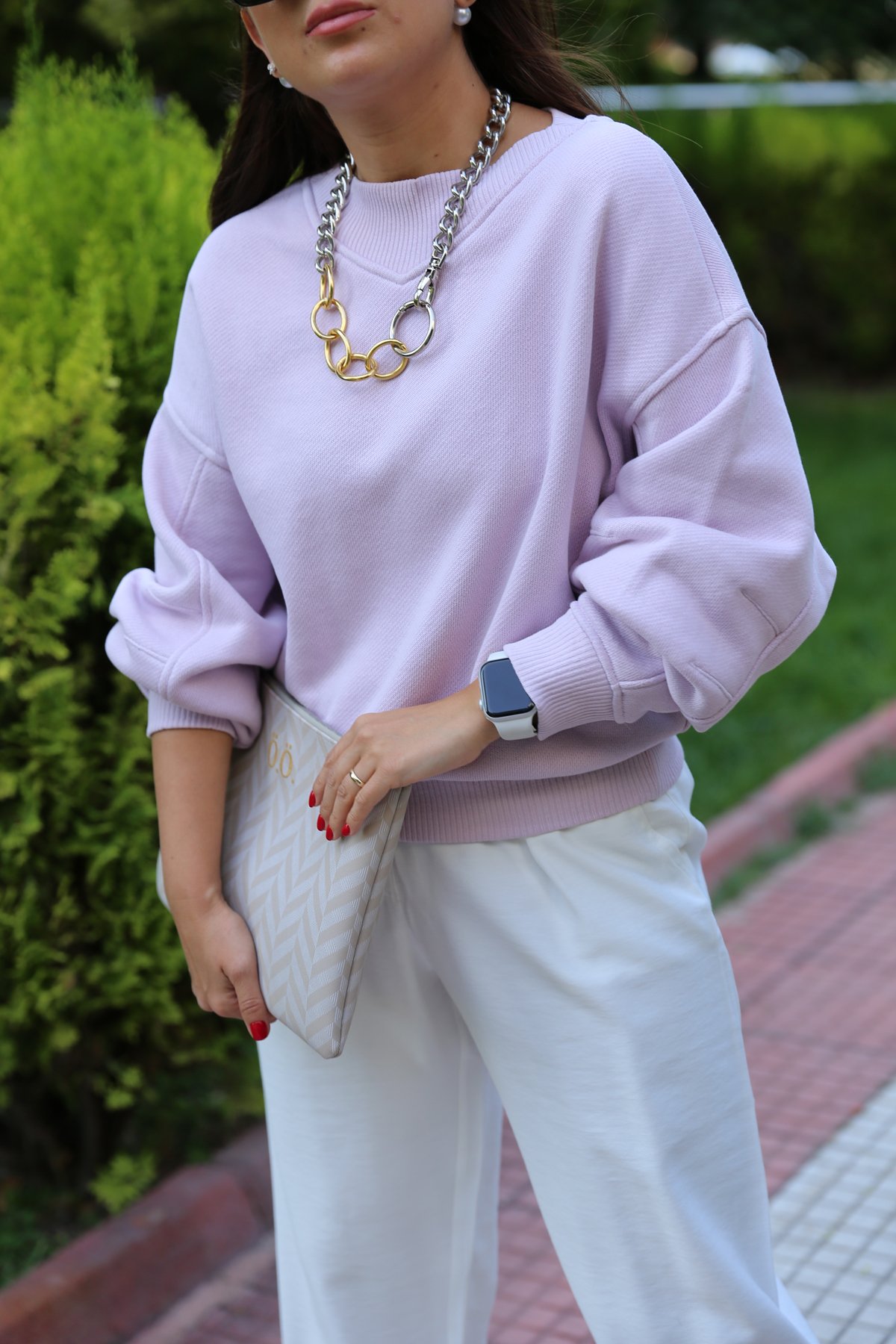 Kolu Pens Detay Sweat