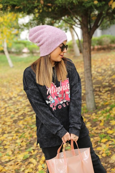 Minnie Mause Baskılı Sweat
