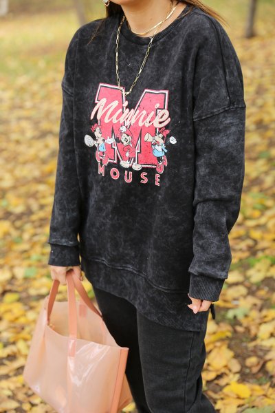 Minnie Mause Baskılı Sweat