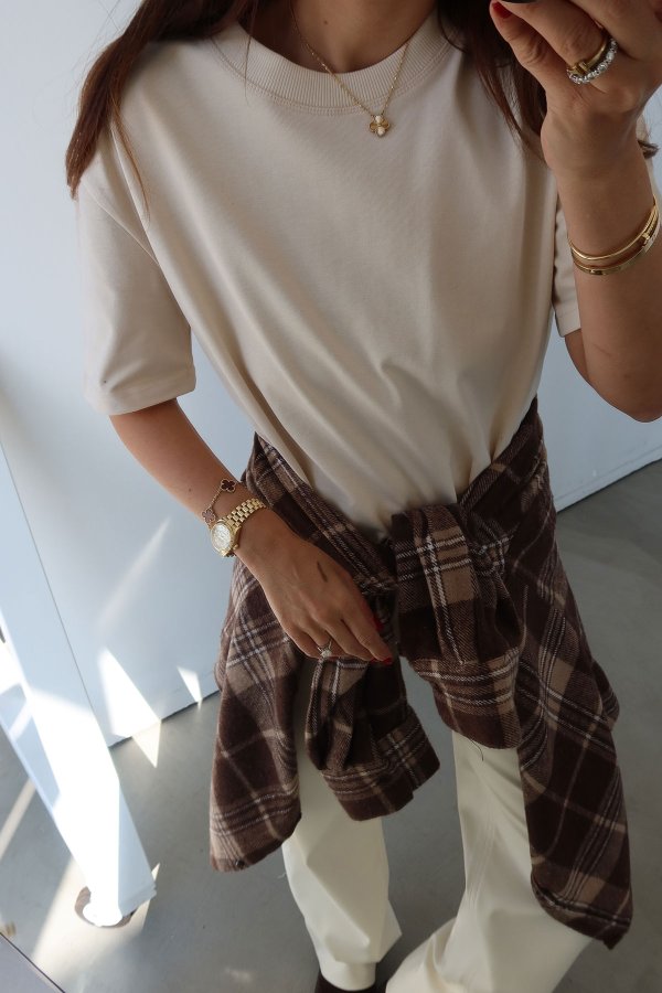 Bisiklet Yaka Tok Doku Basic