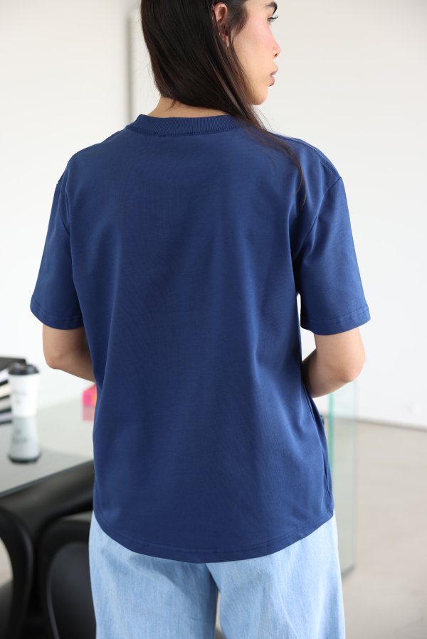 Bisiklet Yaka Tok Doku Basic