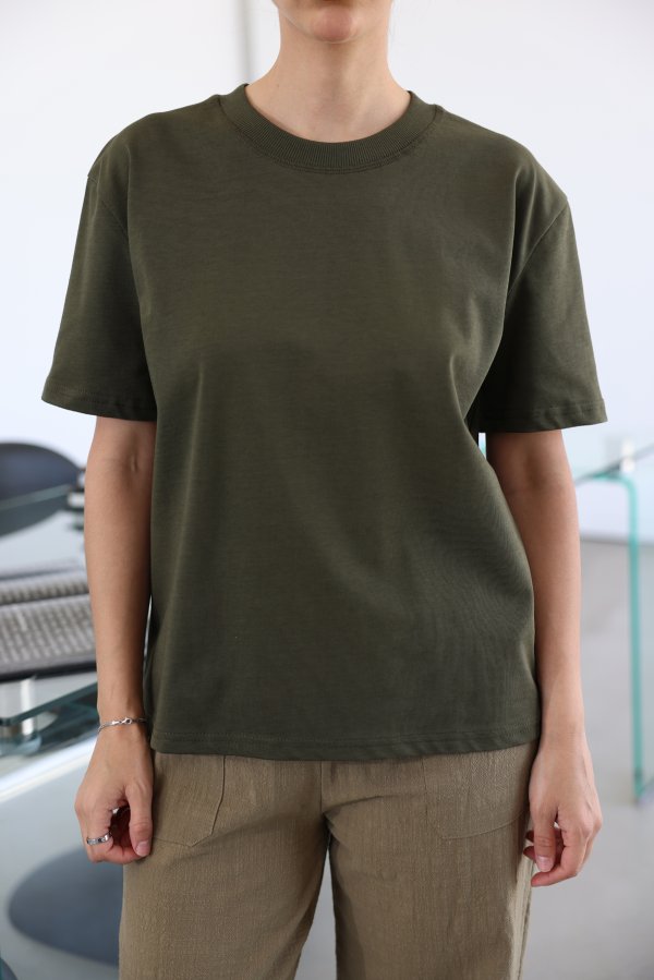 Bisiklet Yaka Tok Doku Basic