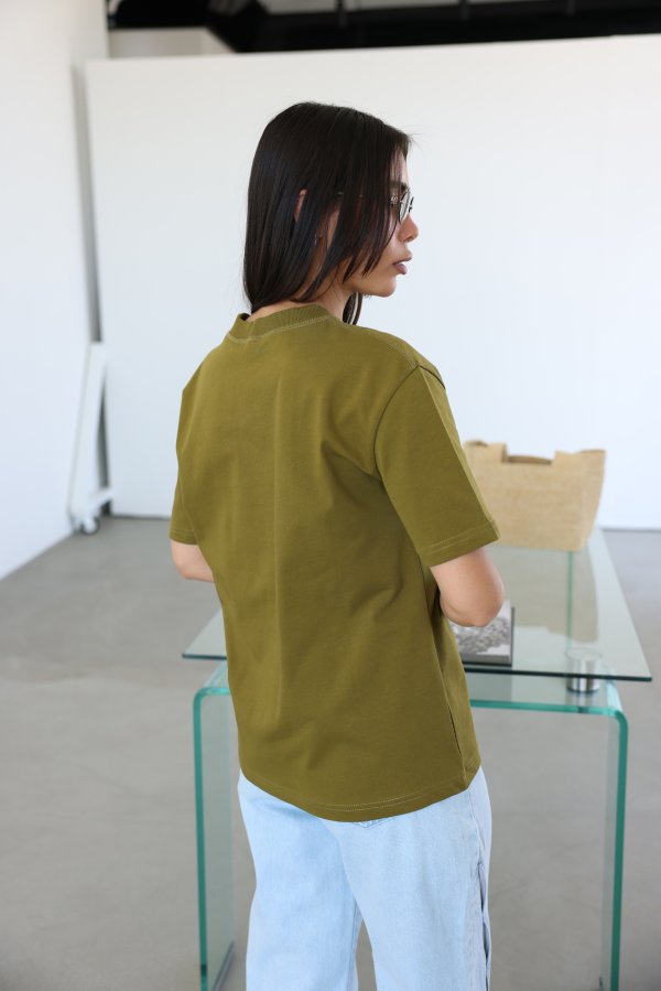 Bisiklet Yaka Tok Doku Basic
