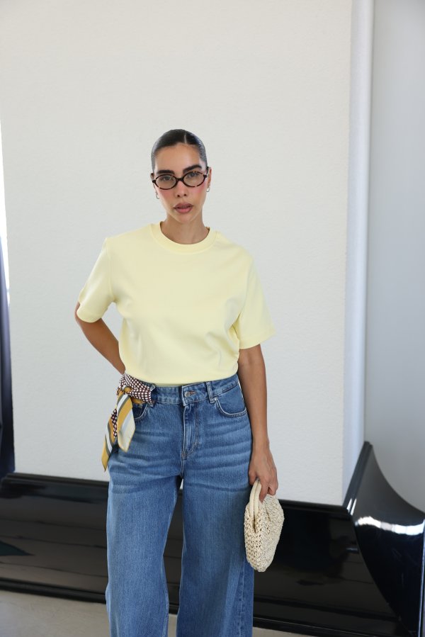 Kısa Kollu Basic Tshirt