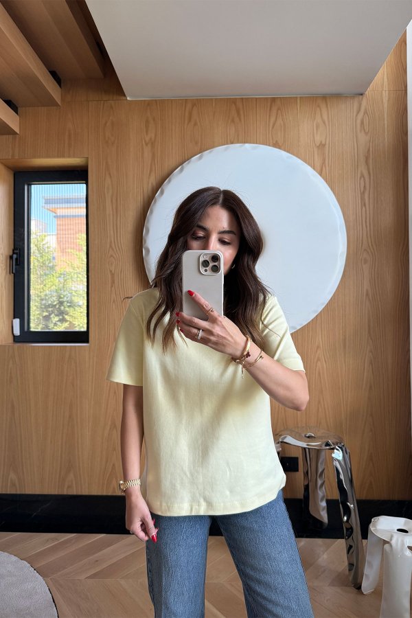 Kısa Kollu Basic Tshirt