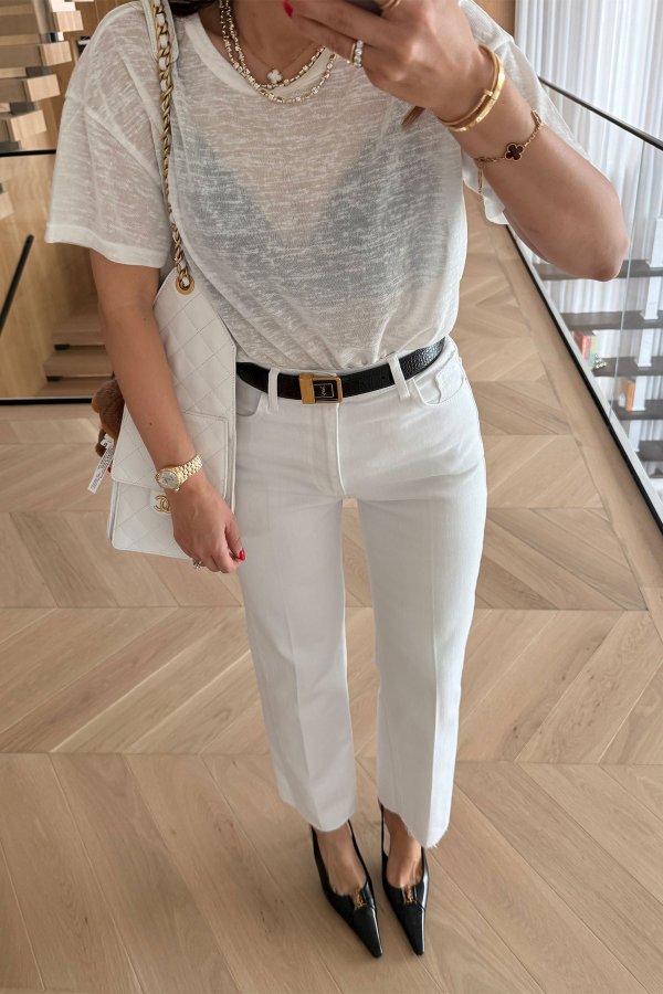 Paçası Kesik Straight Fit Jean