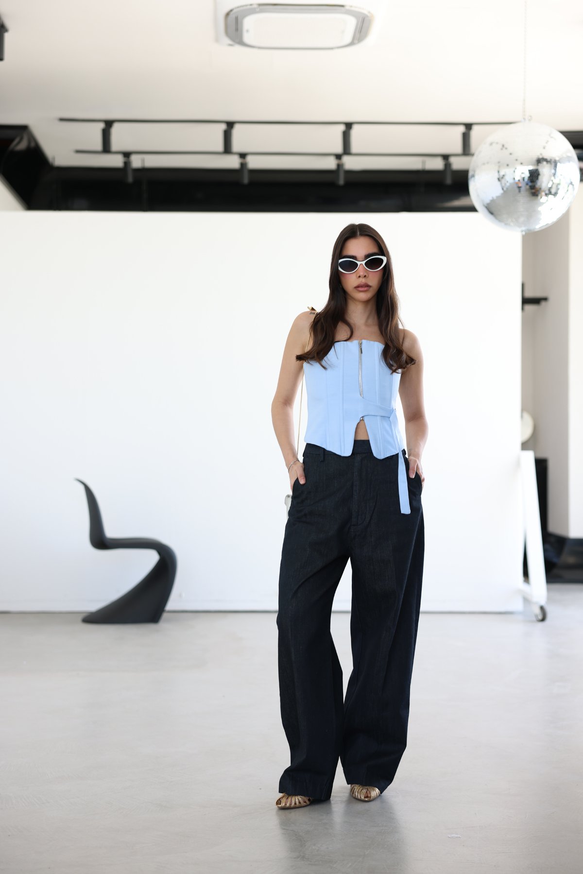 Yandan Cepli Klasik Jean