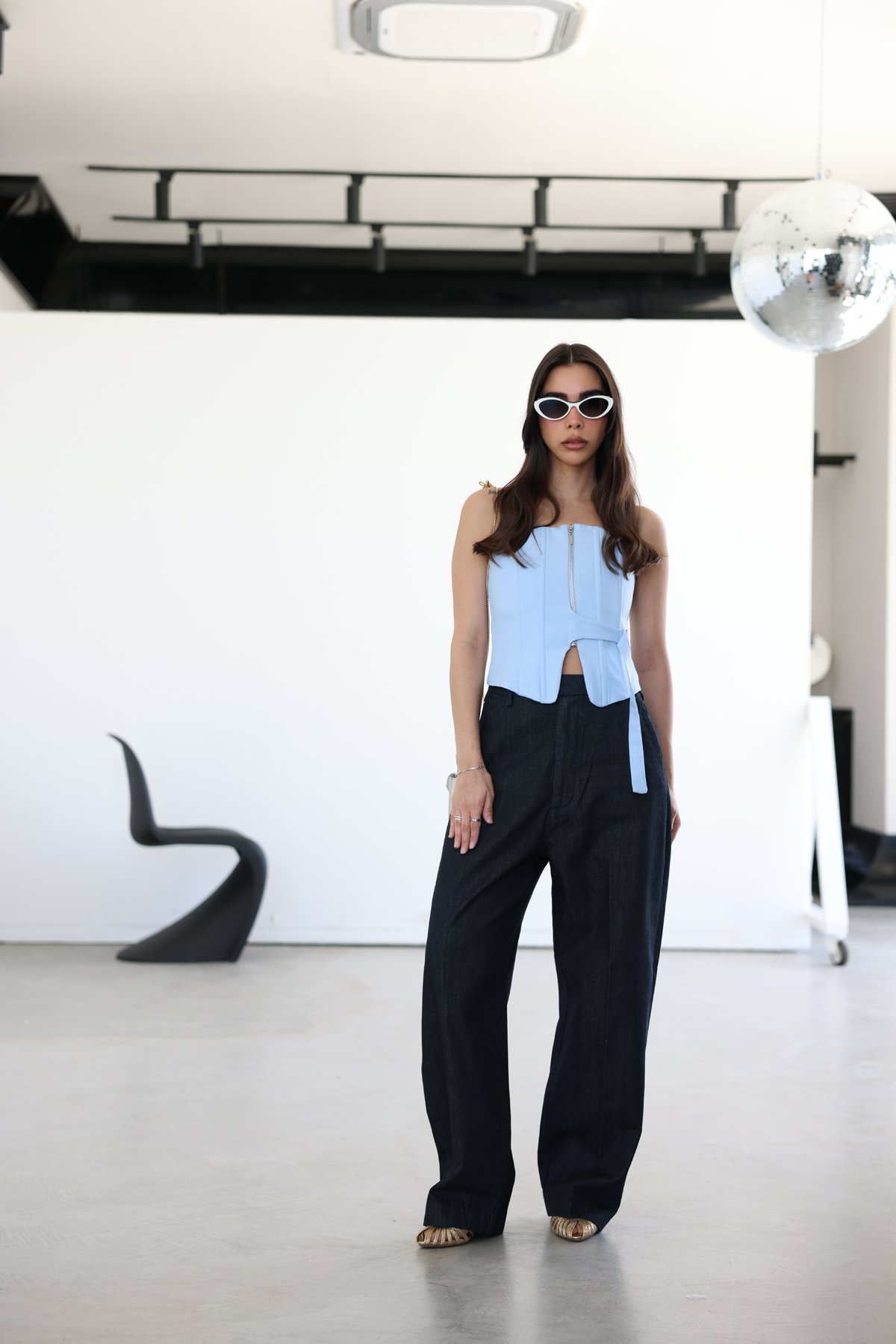 Yandan Cepli Klasik Jean