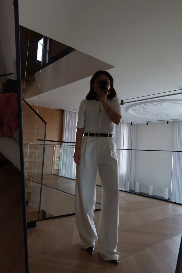 Düz Kesim Premium Kumaş Pantolon