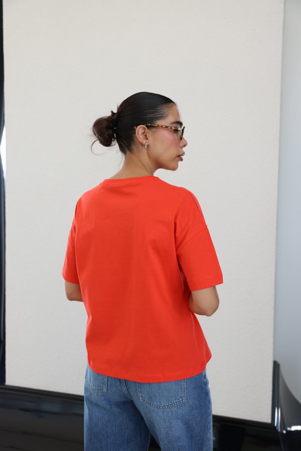 Bisiklet Yaka Basic Tshırt