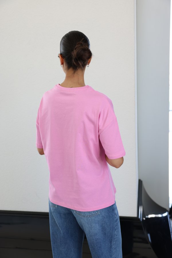 Bisiklet Yaka Basic Tshırt