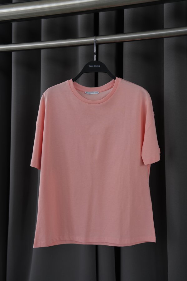 Bisiklet Yaka Basic Tshırt