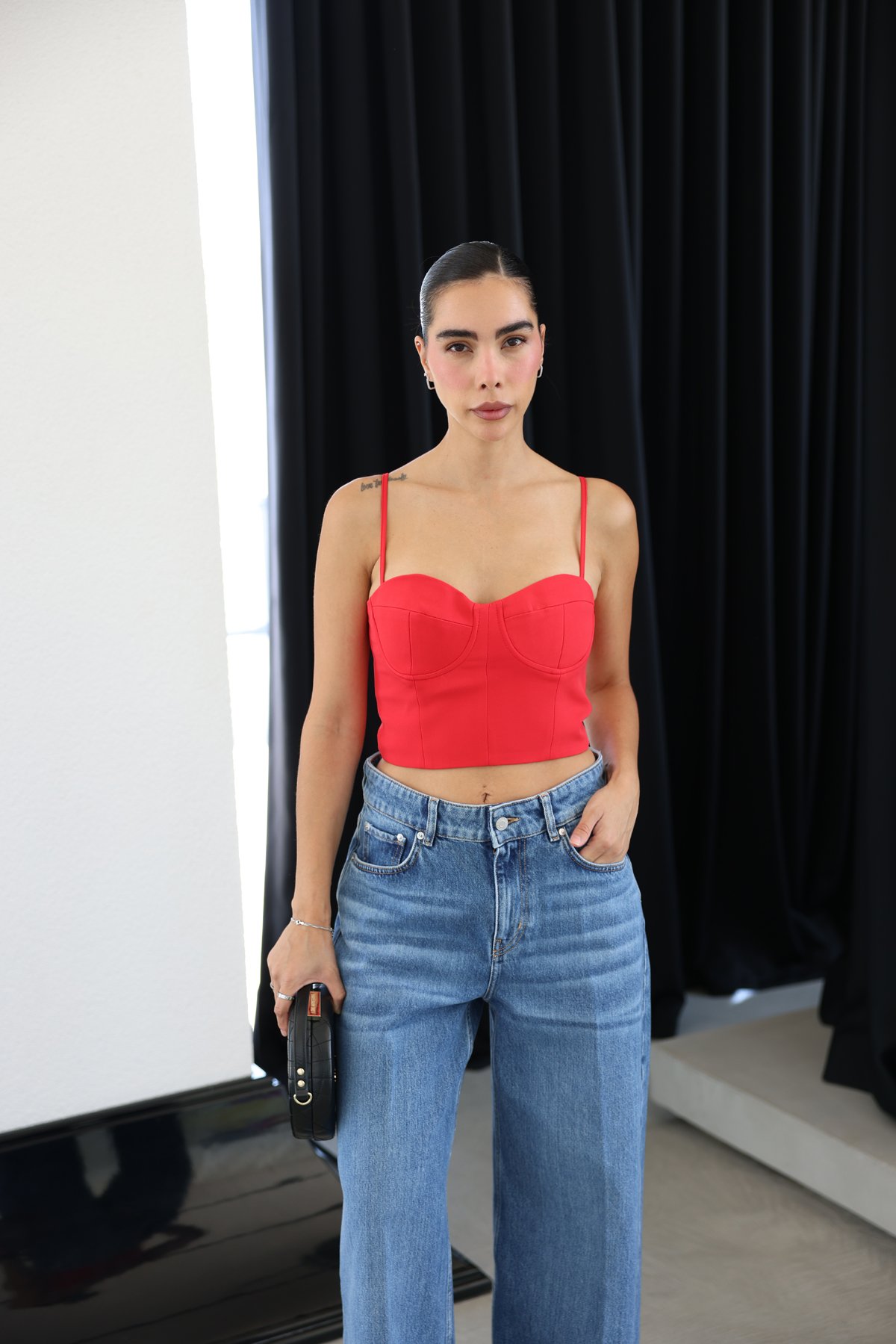 İp Askılı Dikişli Büstiyer