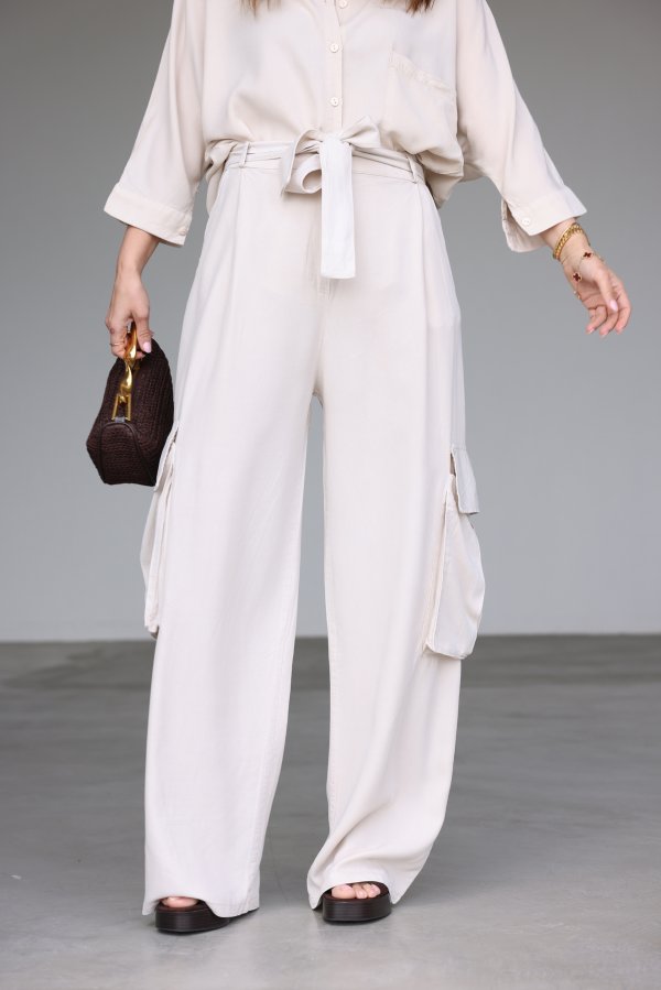 Rahat Kesim Tensel Kargo Pantolon