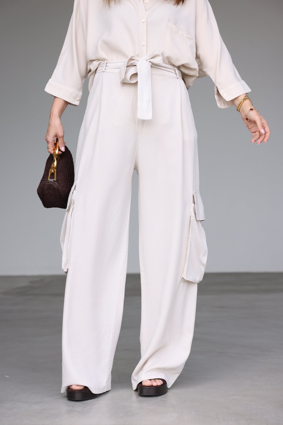 Rahat Kesim Tensel Kargo Pantolon