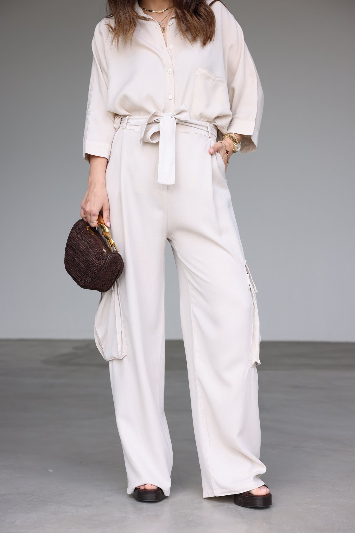 Rahat Kesim Tensel Kargo Pantolon