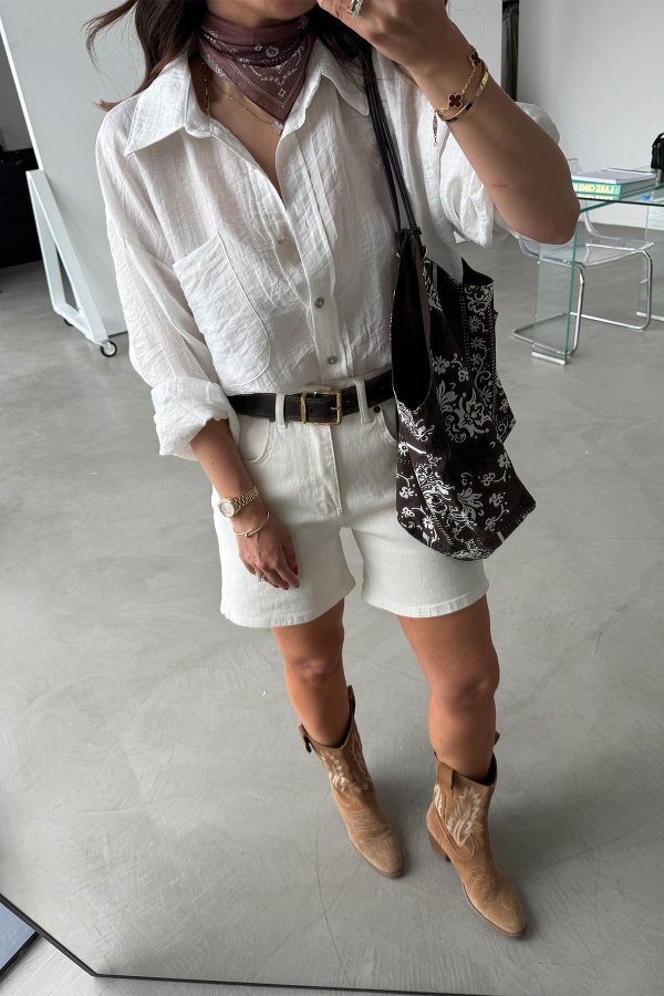Basic Denim Şort