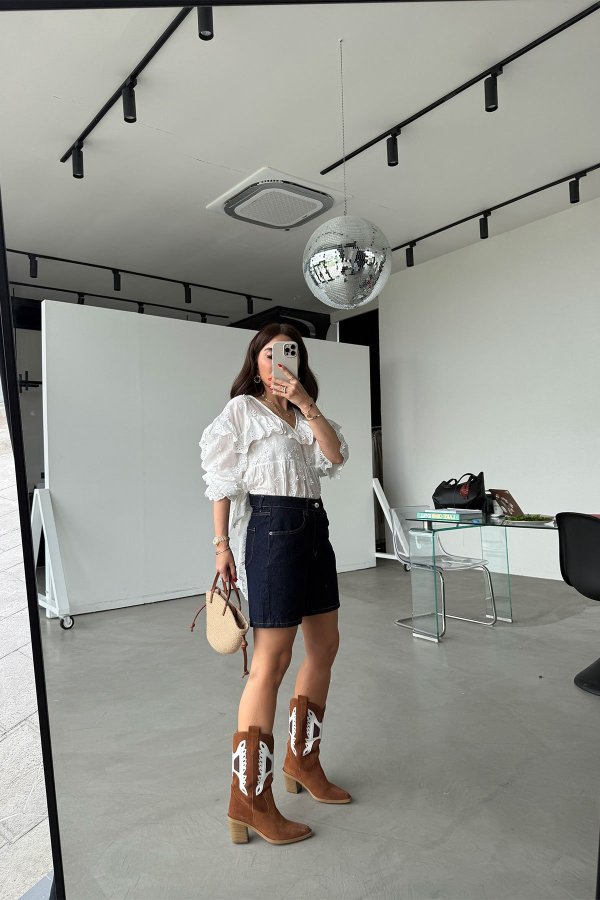 Basic Denim Şort