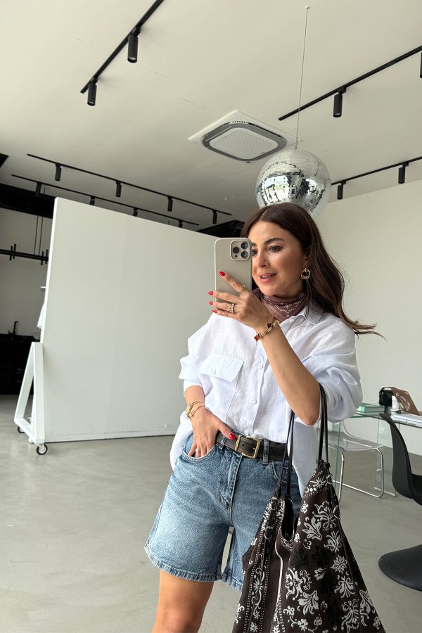 Basic Denim Şort