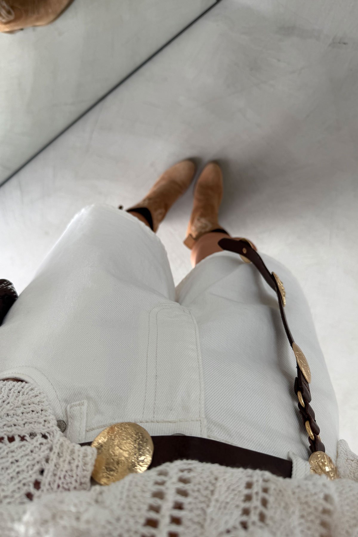 Geniş Kalıp Basic Denim Şort