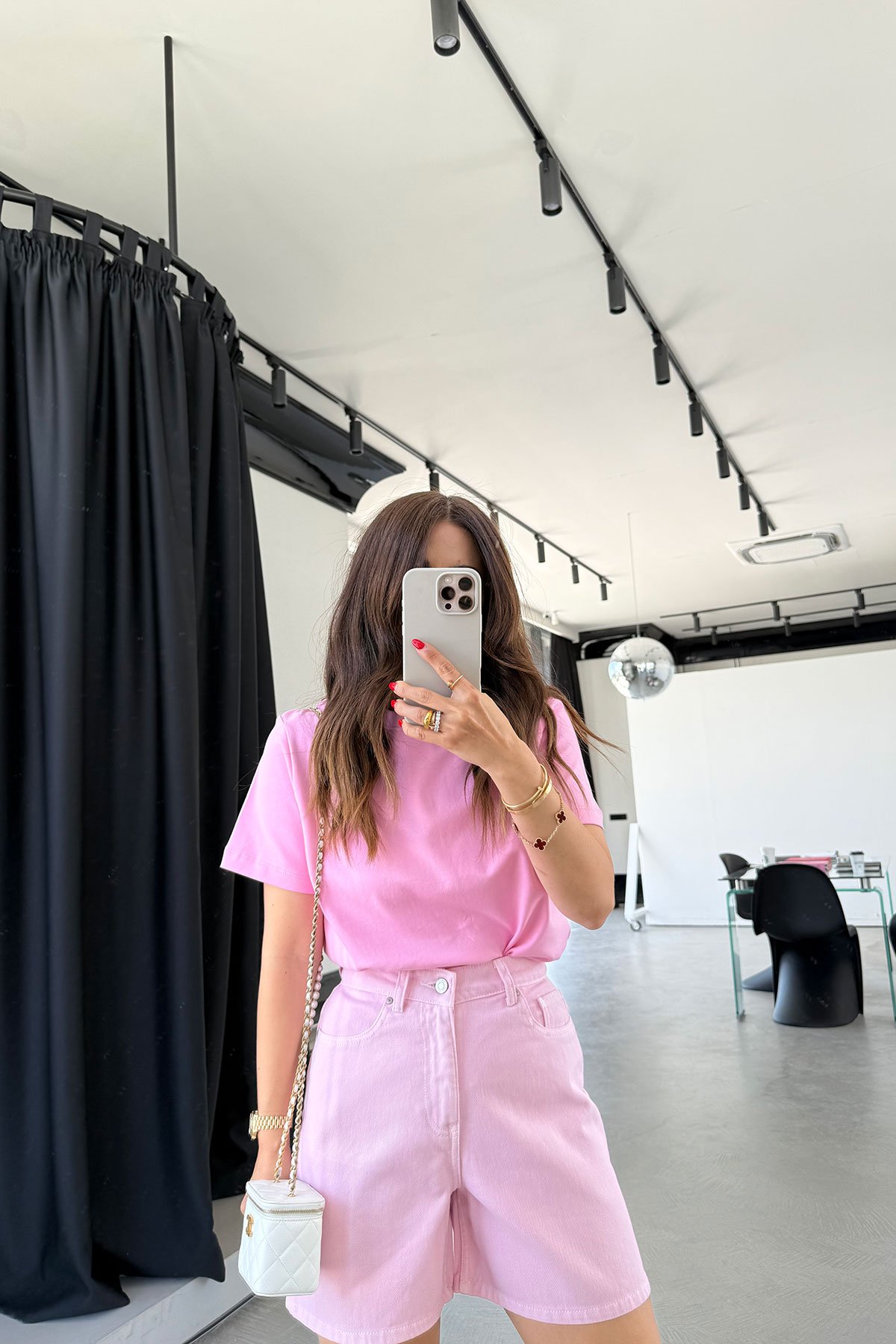 Geniş Kalıp Basic Denim Şort