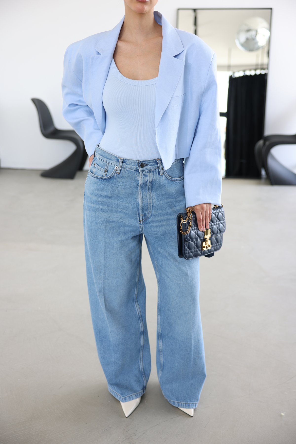 Yumuşak Dokulu Baggy Jean