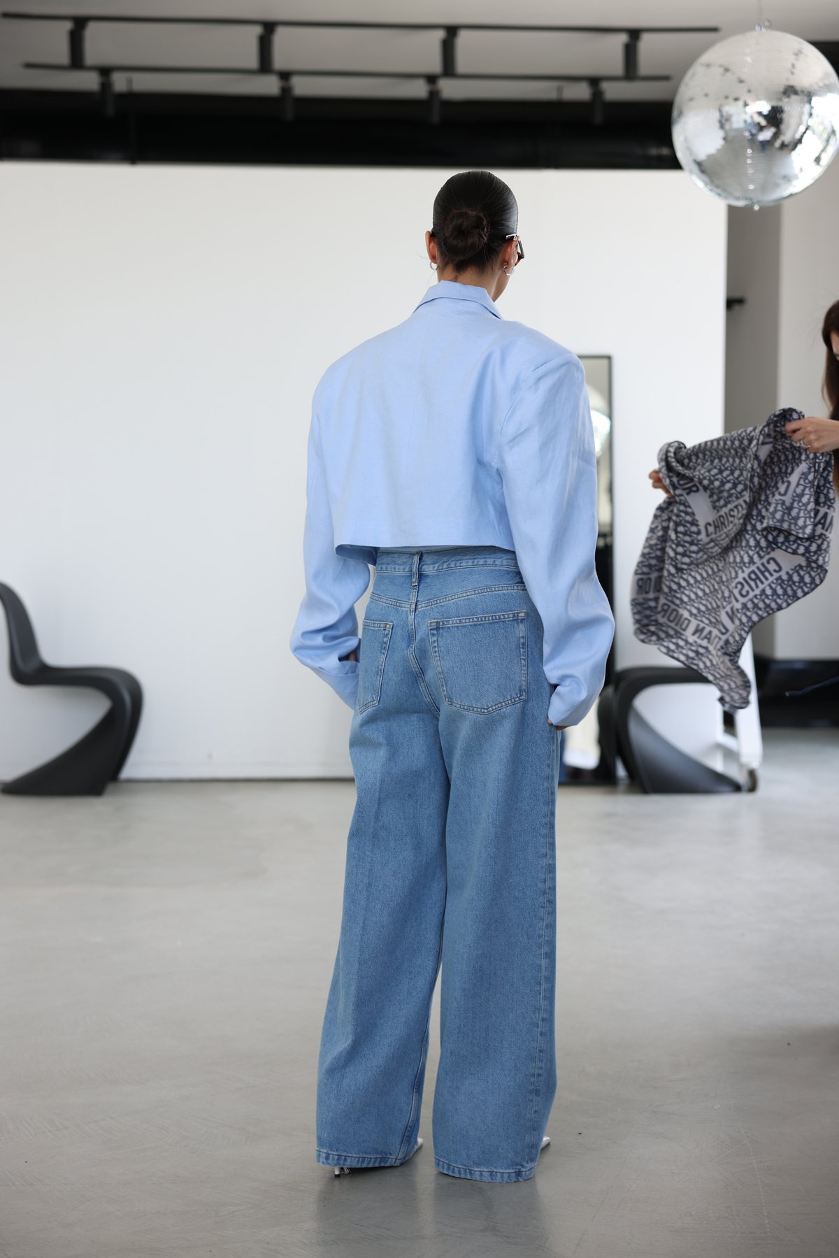 Yumuşak Dokulu Baggy Jean