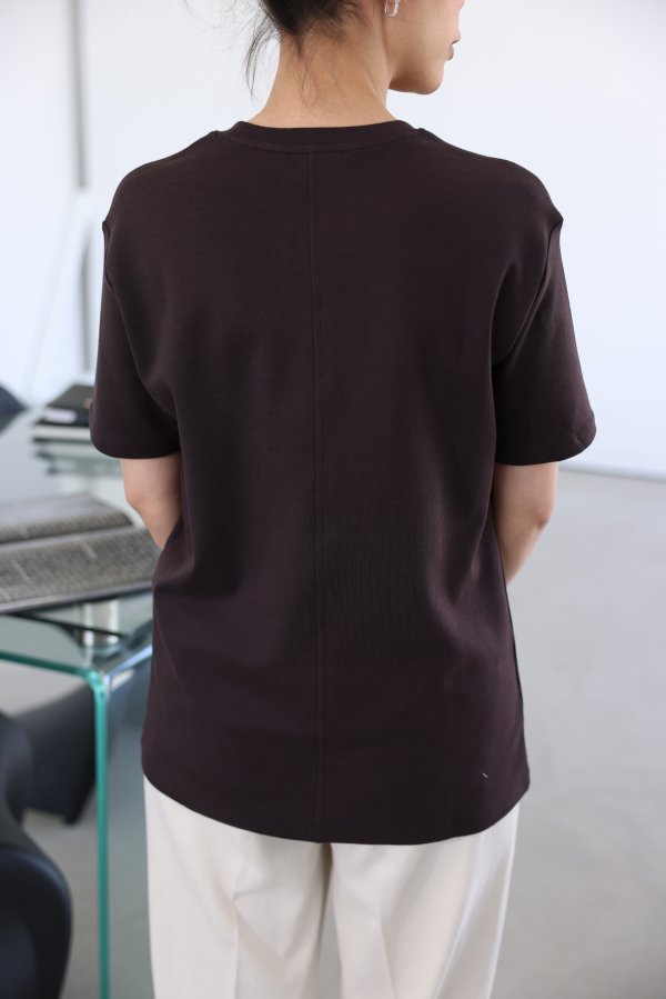 Önden Dikişli Bisiklet Yaka Tshirt