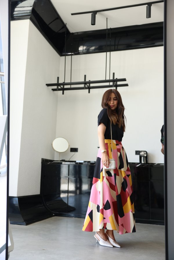 Geometrik Desen Çan Etek