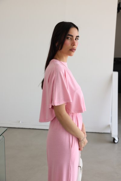 Yarasa Kol Crop Bluz
