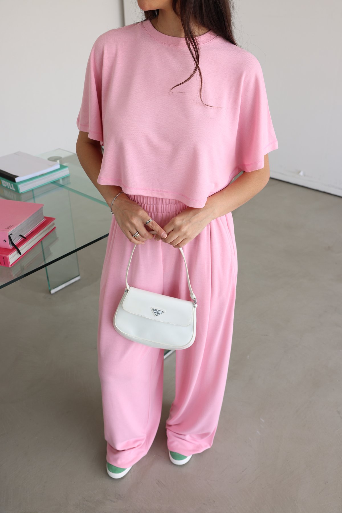 Yarasa Kol Crop Bluz