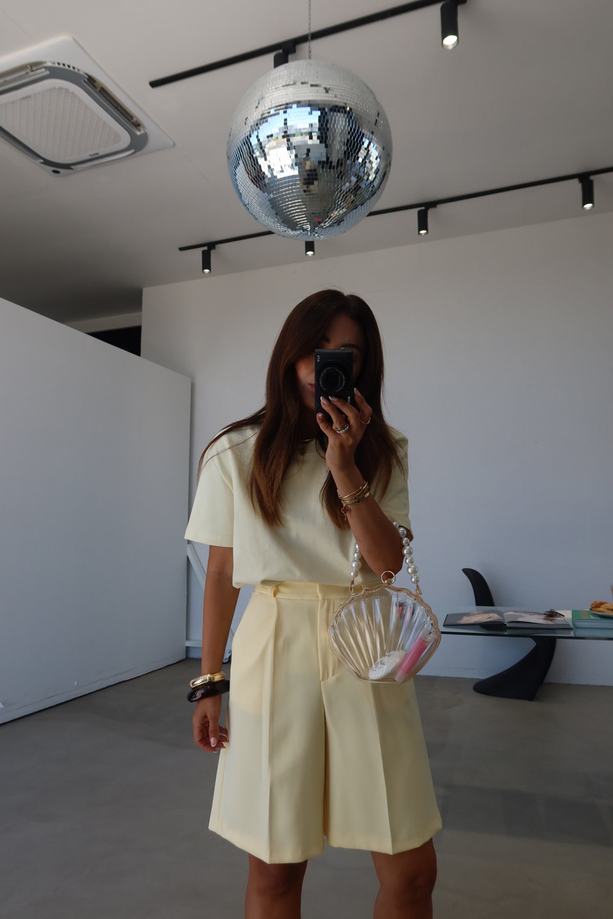 Pileli Basic Kumaş Şort