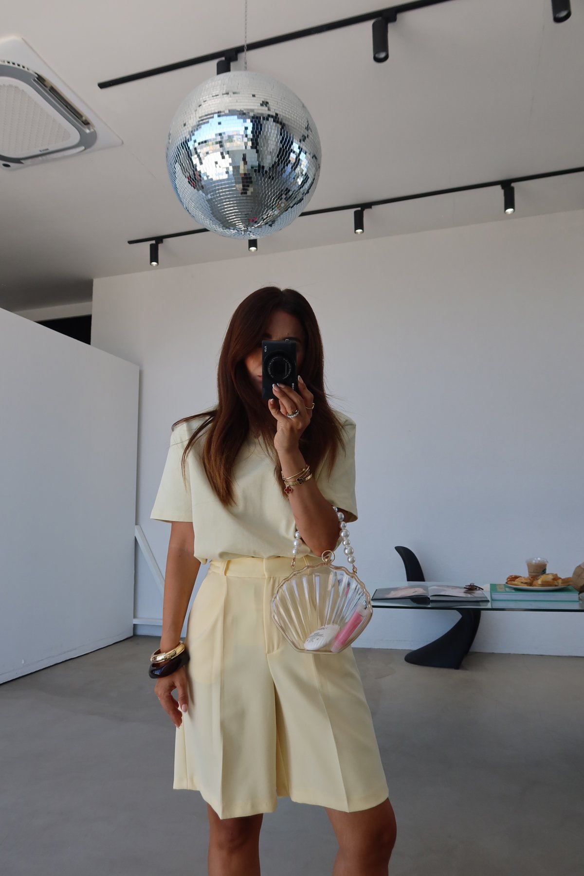 Pileli Basic Kumaş Şort