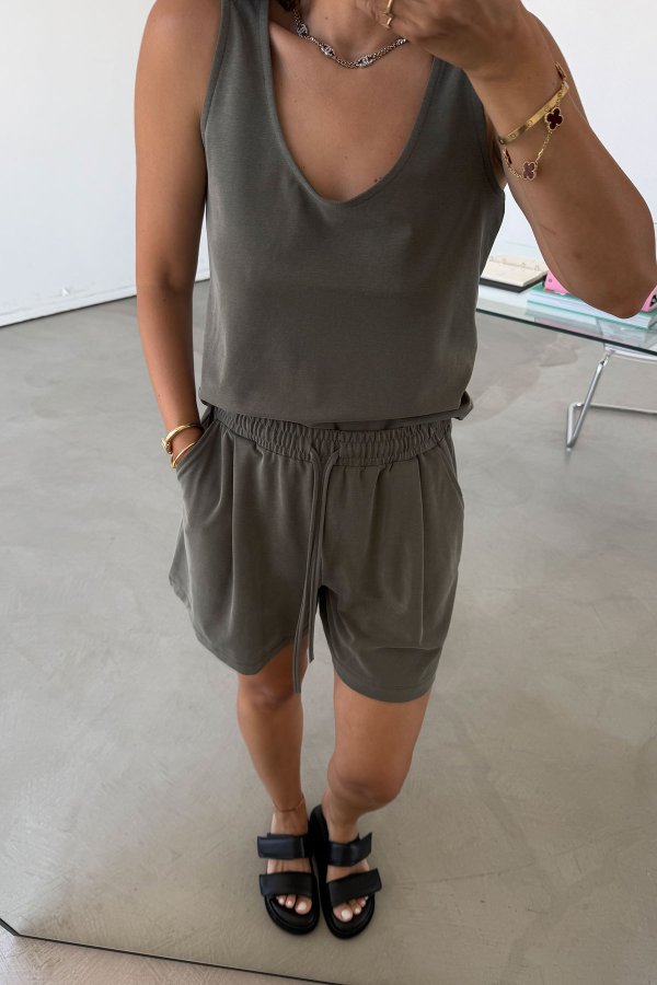 %100 Modal Bluz Şort Takım