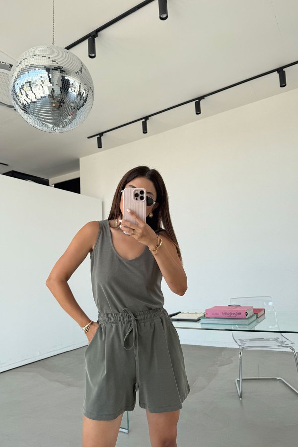 %100 Modal Bluz Şort Takım