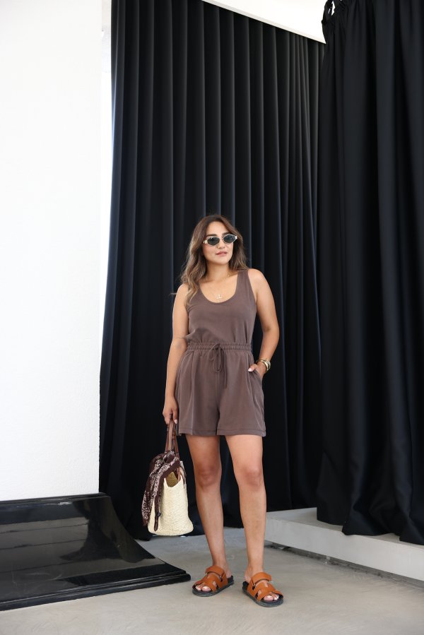 %100 Modal Bluz Şort Takım