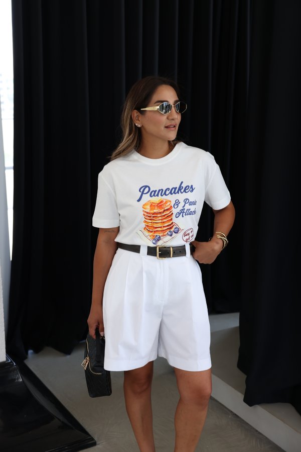 Pancake Baskılı Tshirt