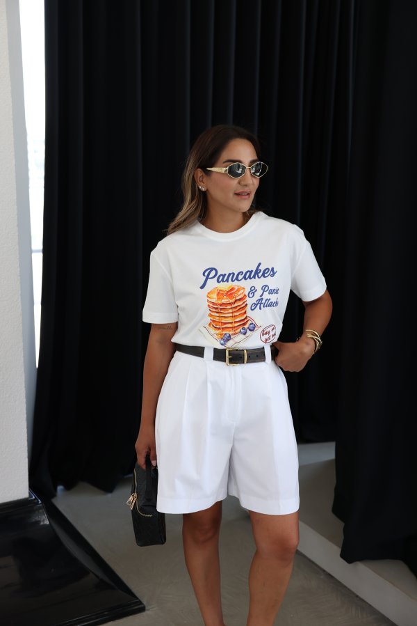 Pancake Baskılı Tshirt
