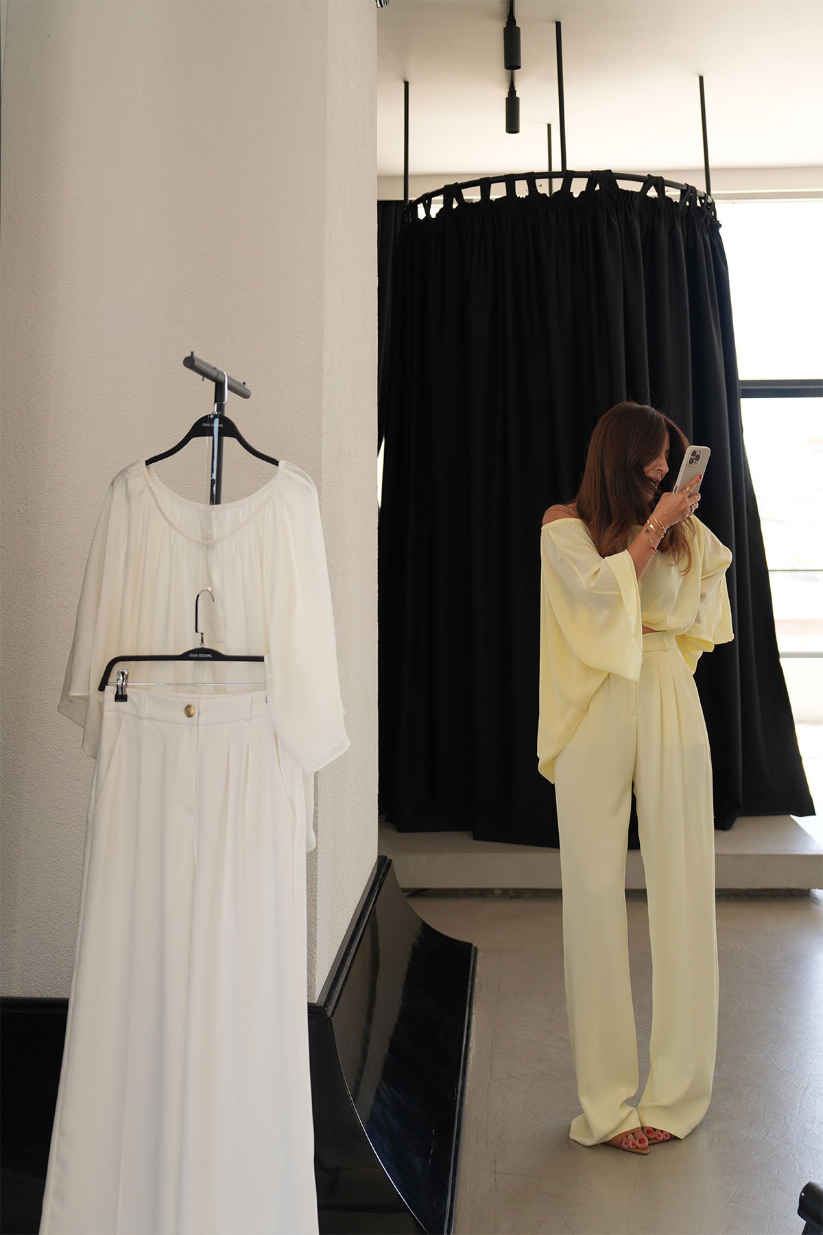 Yakası Lastikli Salaş Bluz