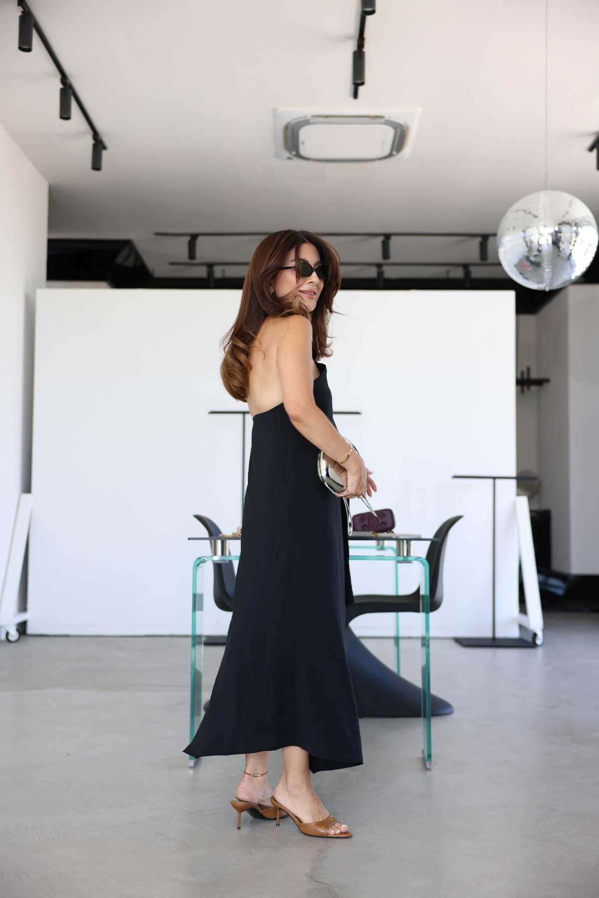 Boyundan Bağlama Detaylı Modal Elbise