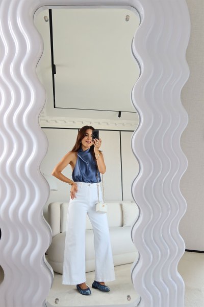Beli Kemerli Pensli Jean
