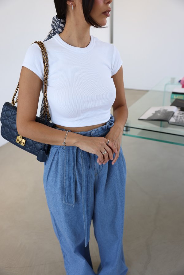 Fitilli Basic Crop Tshirt