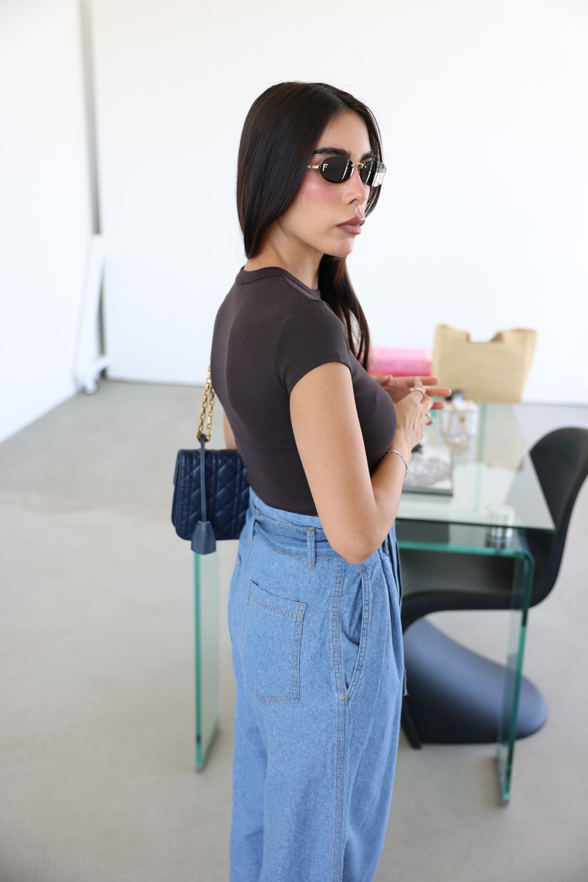 Fitilli Basic Crop Tshirt