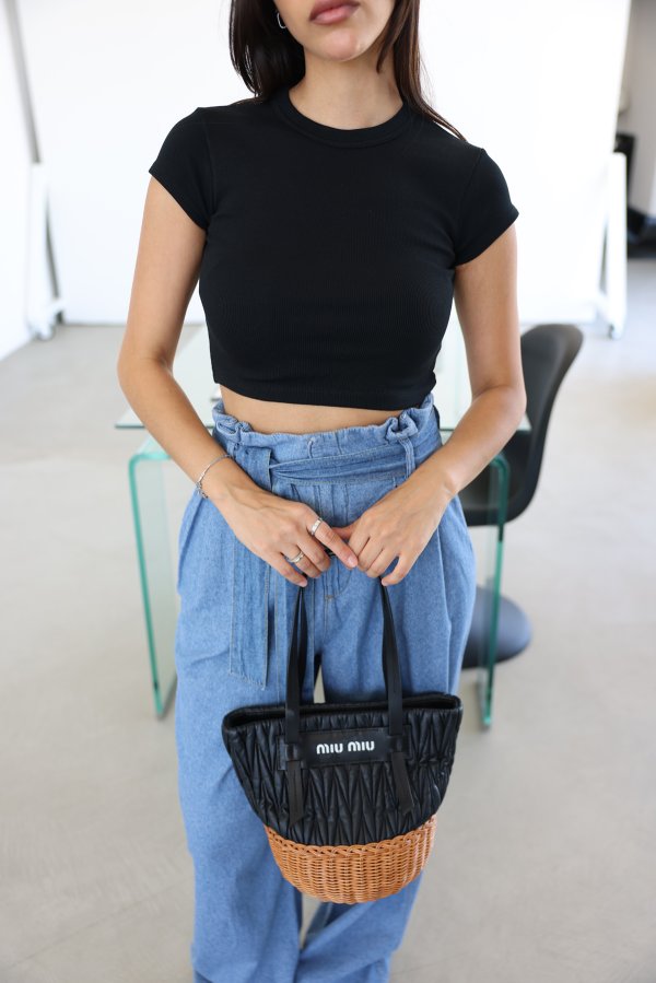 Fitilli Basic Crop Tshirt