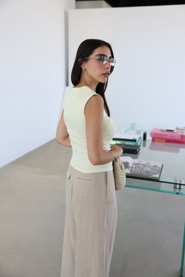 Yanları Büzgülü Basic Tshirt