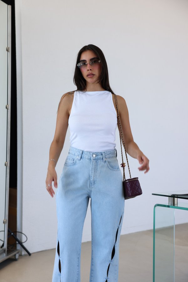 Halter Yaka İnce Fitilli Atlet