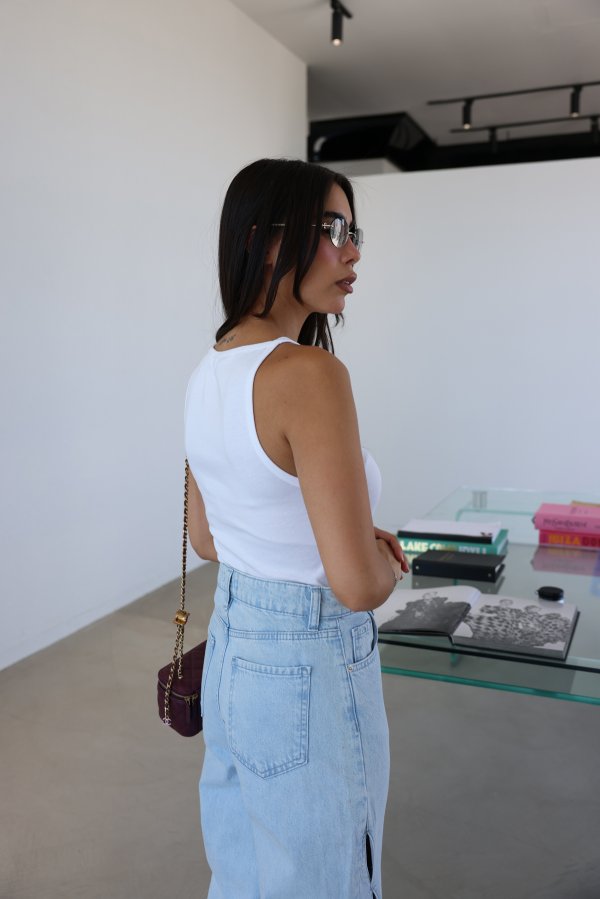 Halter Yaka İnce Fitilli Atlet