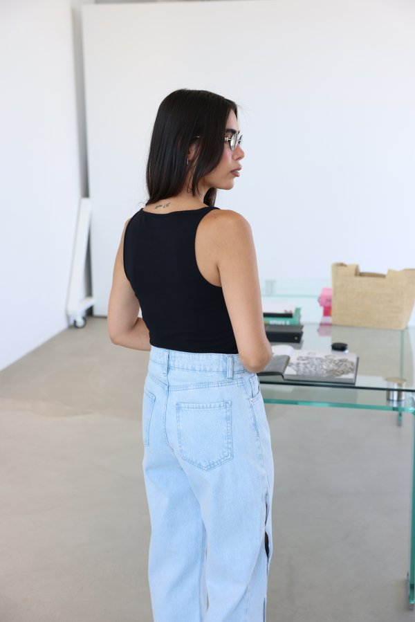 Halter Yaka İnce Fitilli Atlet