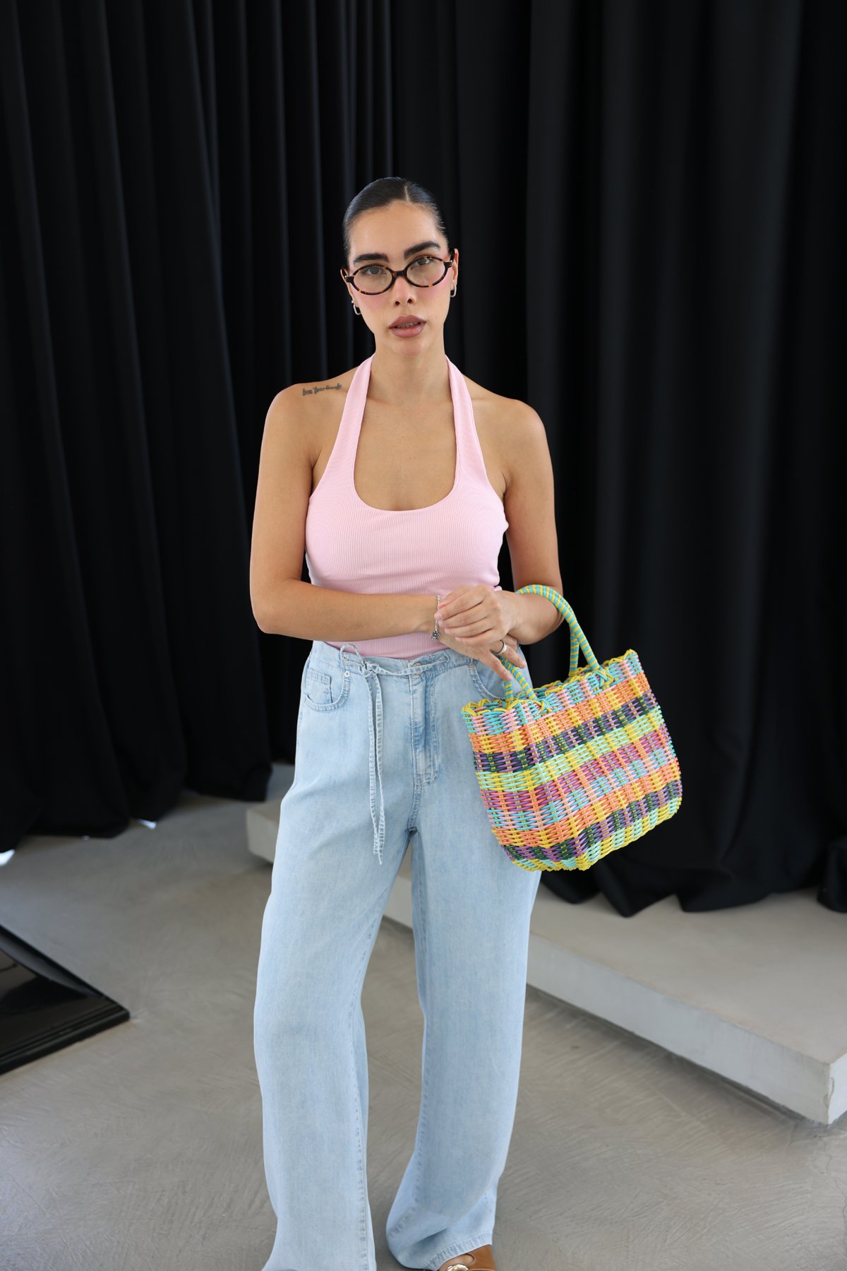 Boyundan Geçmeli Fitilli Atlet